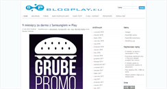 Desktop Screenshot of blogplay.eu