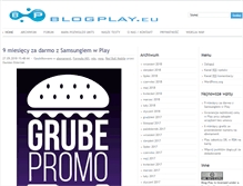 Tablet Screenshot of blogplay.eu